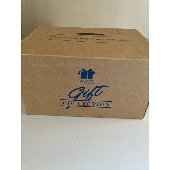 VTG Avon China St Nicholas Sugar Creamer Set 2001 Christmas - Picture 8 of 11